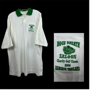 Hogs Breath Saloon 2006 Charity Golf Classic Polo Bangkok Thailand 2X Rare Promo